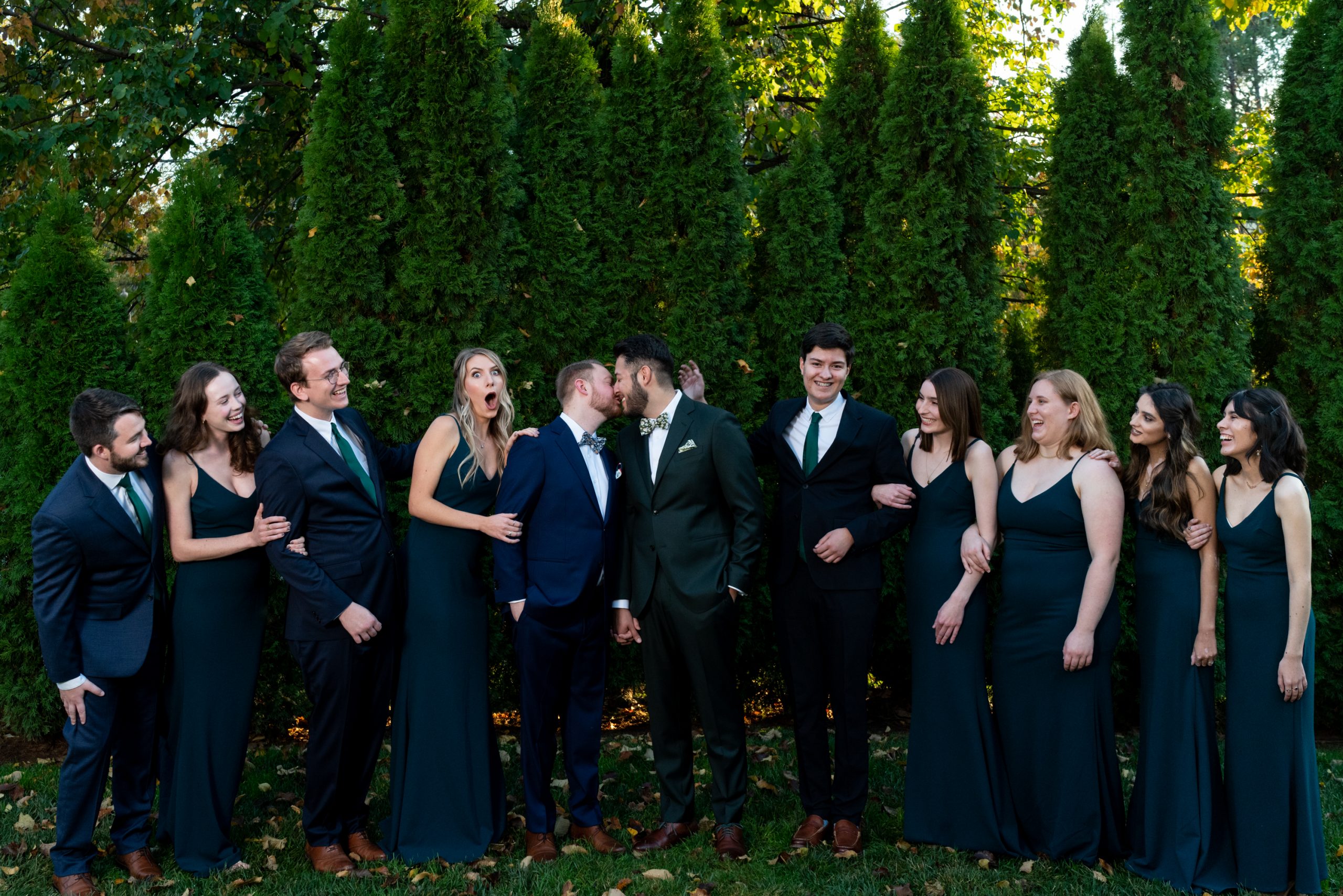 Gay Wedding Bridal Party