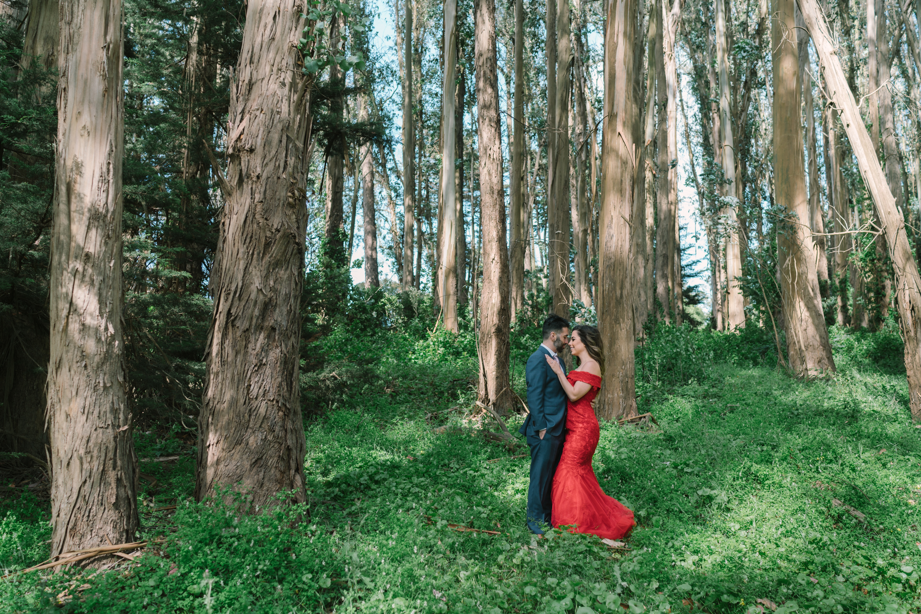 Lover's Lane Engagement Photos