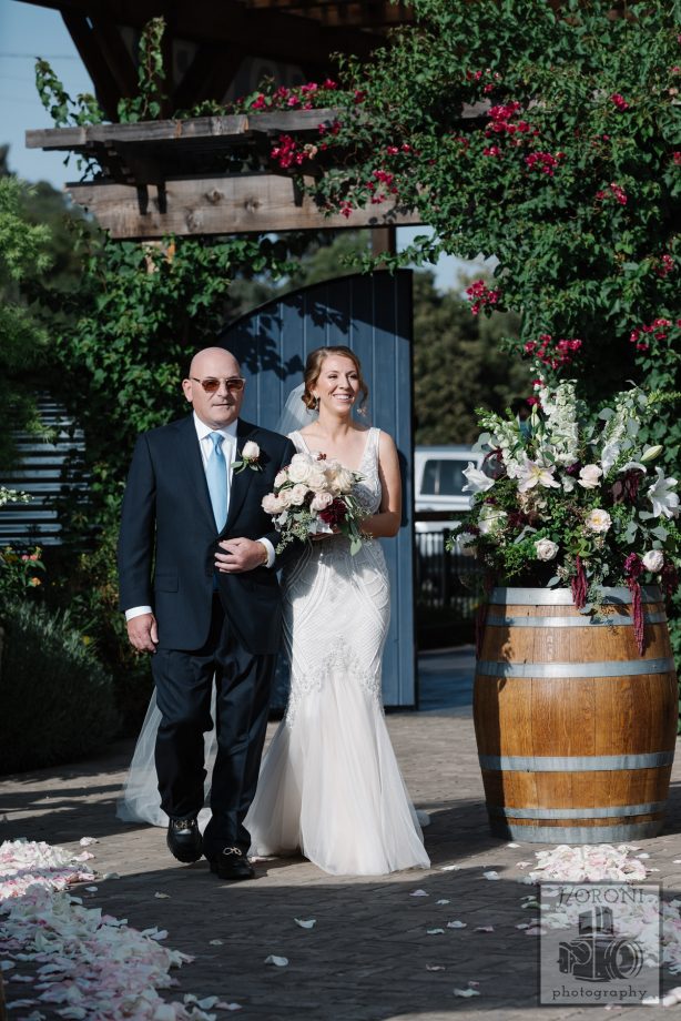 Bride at Sunol's Casa Bella Wedding