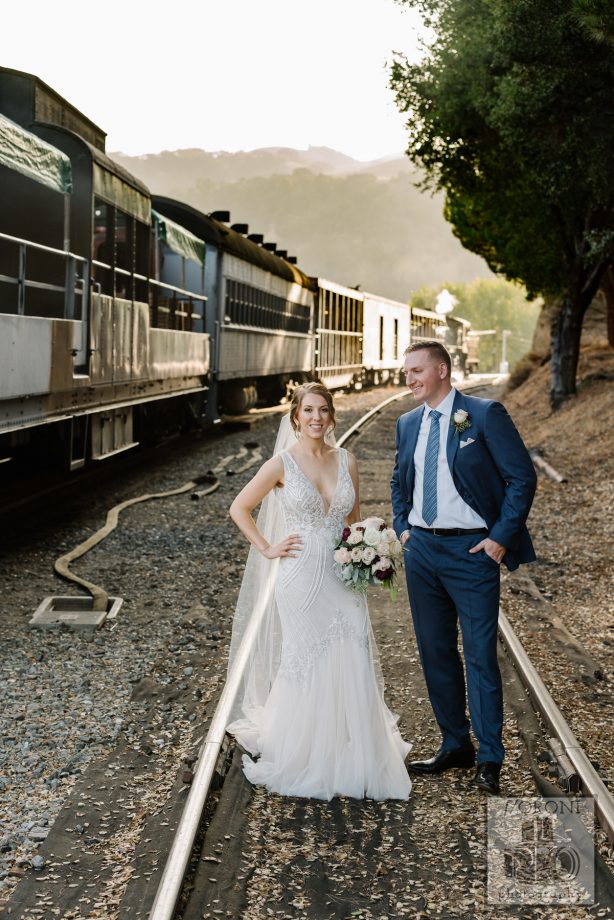 Best Bride and Groom Pose with Train
