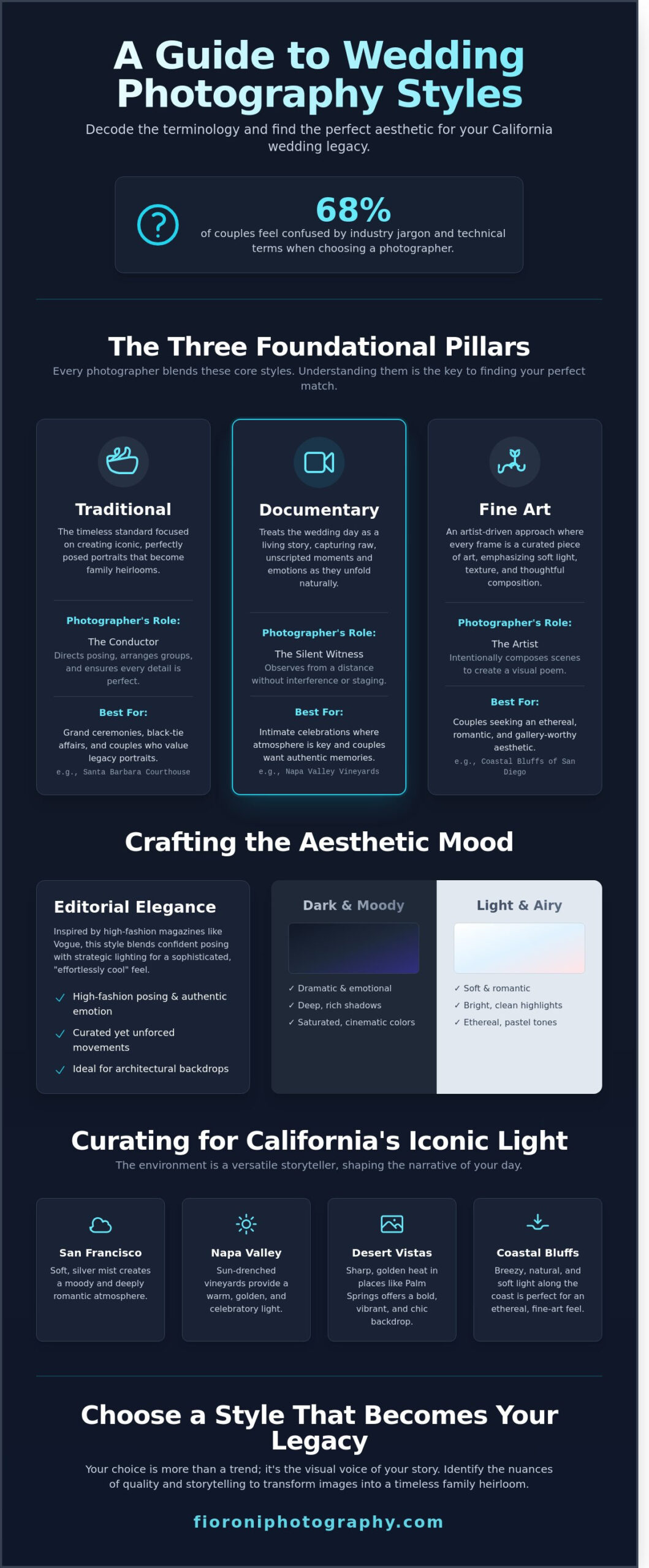 Wedding Photography Styles Explained: A Guide to Timeless California Imagery